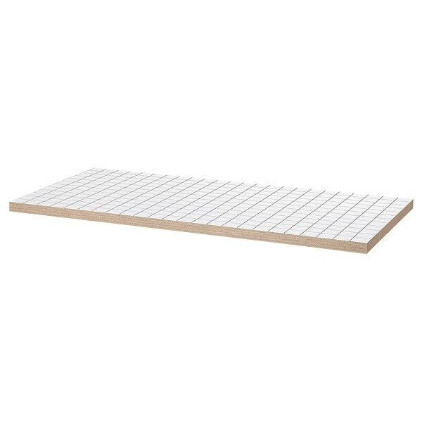 LAGKAPTEN / SPÄND - Desk, white/anthracite, 120x60 cm
