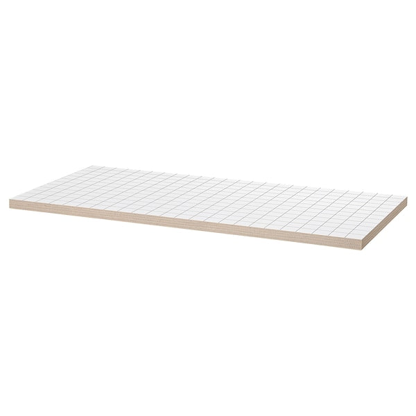 LAGKAPTEN / SPÄND - Desk, white/anthracite,120x60 cm