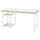 LAGKAPTEN / SPÄND - LAGKAPTEN / SPÄND Desk, white/anthracite, 140x60 cm