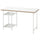 LAGKAPTEN / SPÄND - Desk, white/anthracite, 120x60 cm