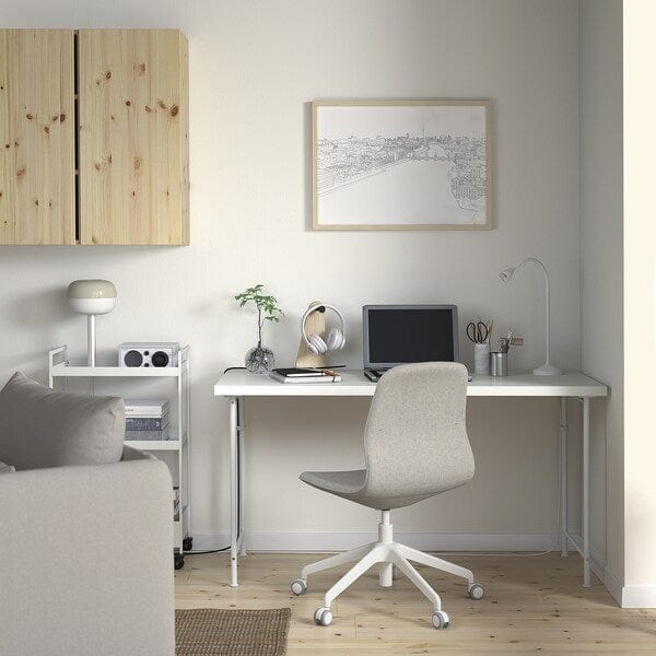 Ikea LAGKAPTEN / SPÄND - Desk, white, 140x60 cm