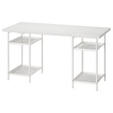 LAGKAPTEN / SPÄND desk, white, 140x60 cm