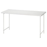 LAGKAPTEN / SPÄND desk, white, 140x60 cm