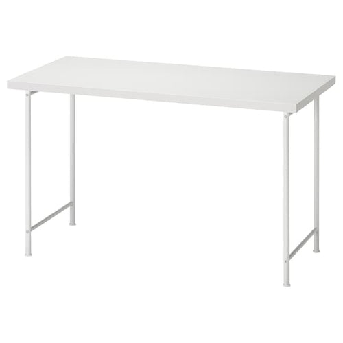 LAGKAPTEN / SPÄND - Desk, white, 120x60 cm