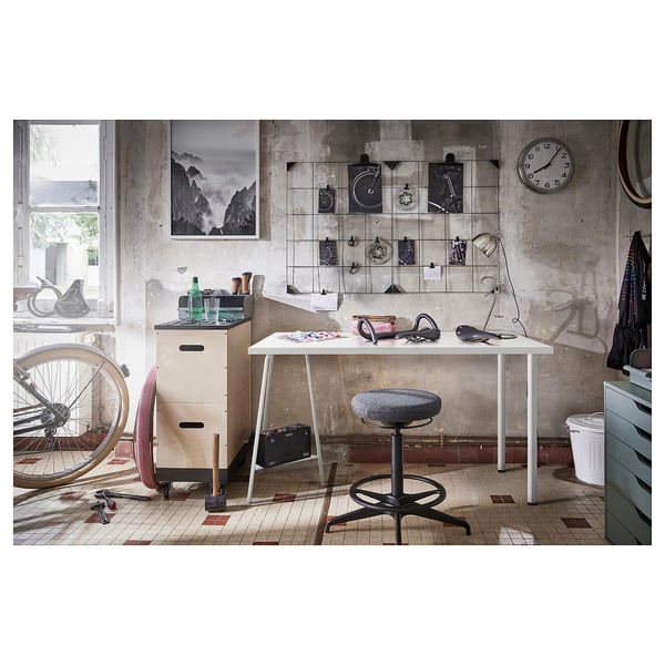 LAGKAPTEN / TILLSLAG - LAGKAPTEN / TILLSLAG Desk, white, 140x60 cm