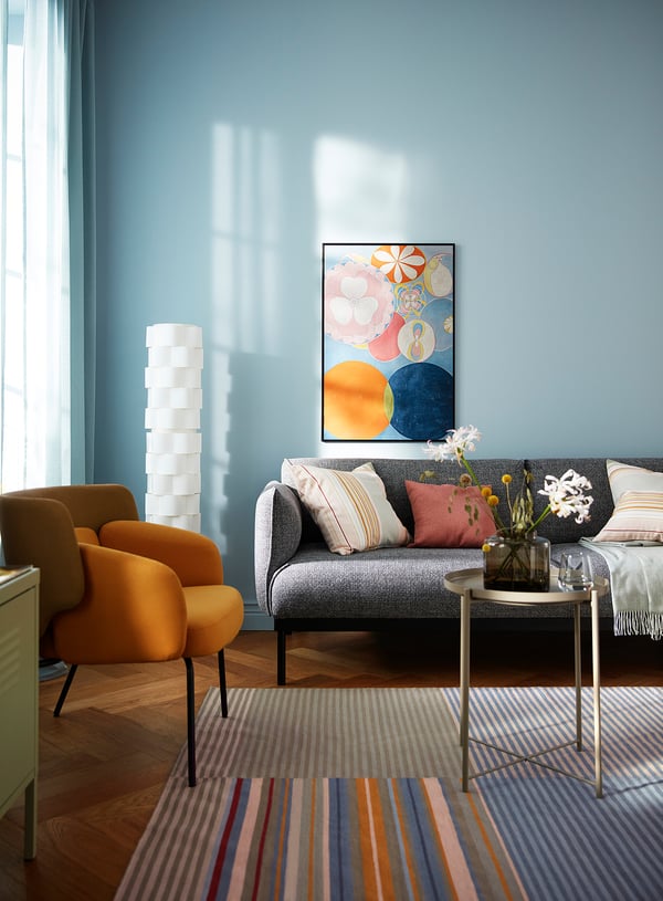 LÅGTRYCK Floor lamp - white 138 cm , 138 cm