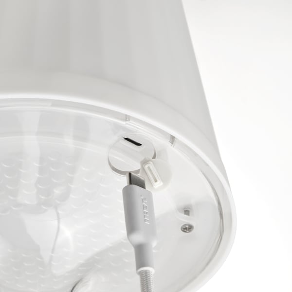 LAMPAN LED portable lamp, battery-operated adjustable colour/outdoor white, 24 cm