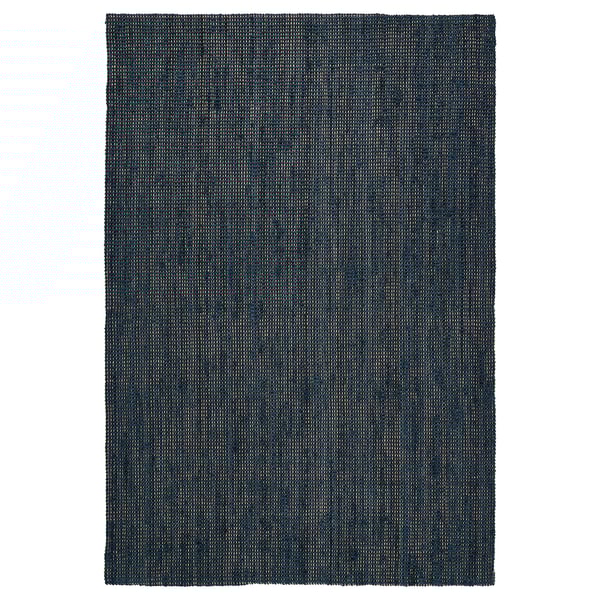 LANDBANA - LANDBANA Rug, flatwoven, dark blue, 160x230 cm