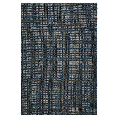 LANDBANA - Rug, flatwoven, dark blue, 160x230 cm