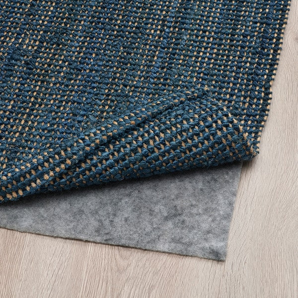 LANDBANA - Rug, flatwoven, dark blue, 160x230 cm