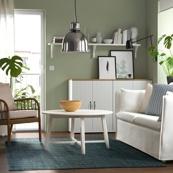 Ikea LANDBANA - Rug, flatwoven, dark blue, 160x230 cm