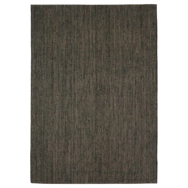 LANDBANA rug, flatwoven, dark green, 160x230 cm