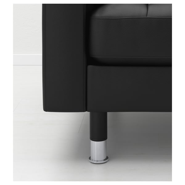 LANDSKRONA leg, metal, 15 cm, 4 pack