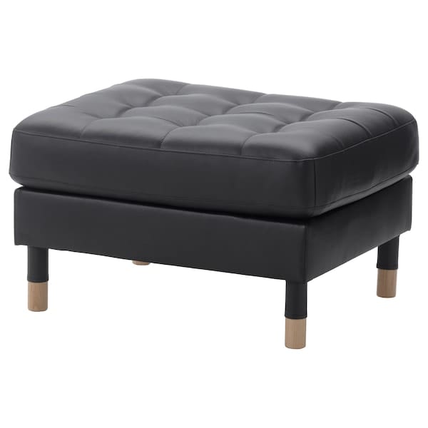 Ikea LANDSKRONA Footrest - Grann/Bomstad black/wood ,