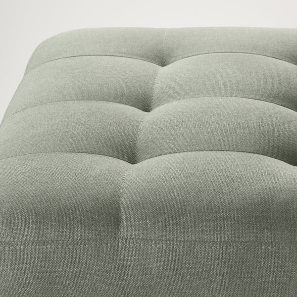 LANDSKRONA footstool, Gunnared light green/wood