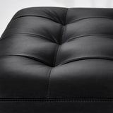 LANDSKRONA footstool frame, Grann/Bomstad black, 77x65 cm