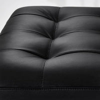LANDSKRONA footstool frame, Grann/Bomstad black, 77x65 cm