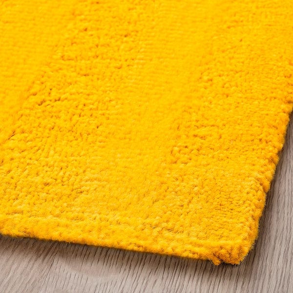Ikea LANDSVÄG - Carpet, short pile, yellow,60x90 cm