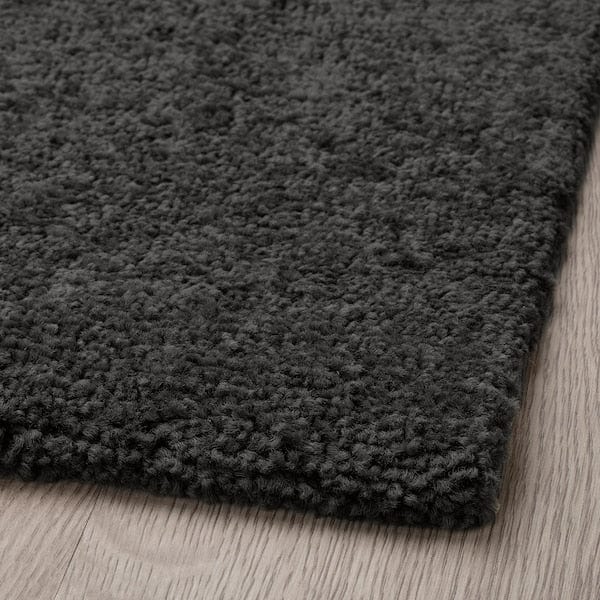 Ikea LANDSVÄG - Carpet, short pile, dark grey,133x195 cm