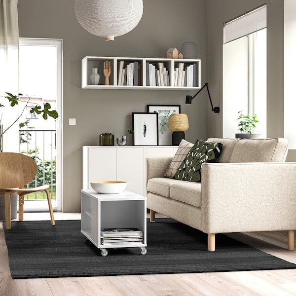 Ikea LANDSVÄG - Carpet, short pile, dark grey,200x300 cm