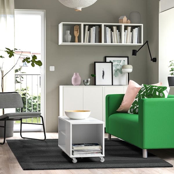 Ikea LANDSVÄG - Carpet, short pile, dark grey,160x230 cm
