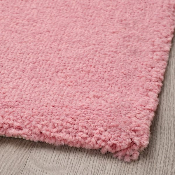 Ikea LANDSVÄG - Carpet, short pile, pink,133x195 cm