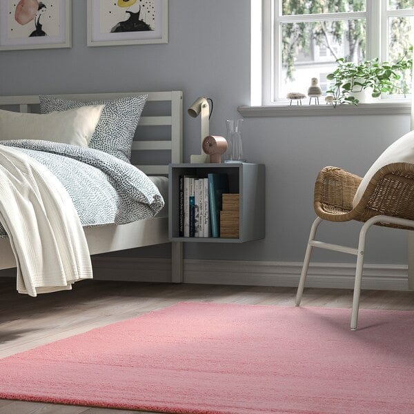 Ikea LANDSVÄG - Carpet, short pile, pink,133x195 cm