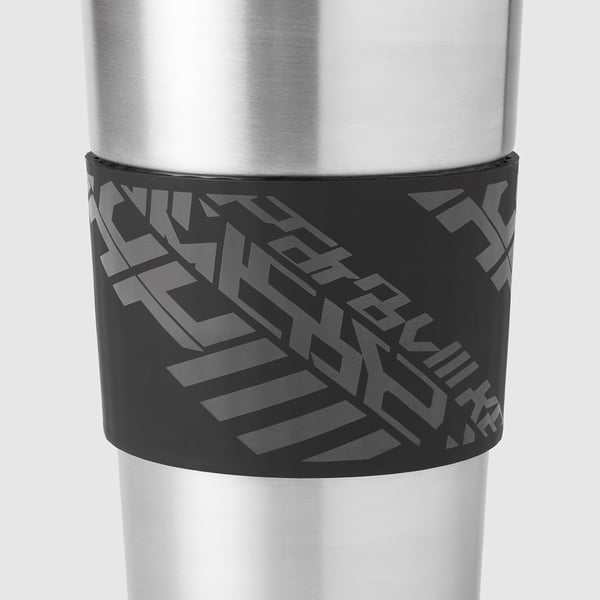 LÅNESPELARE - Mug and mug holder, black
