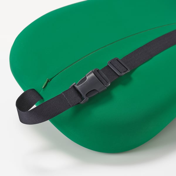 LÅNESPELARE - Lumbar pillow, green,42x28 cm