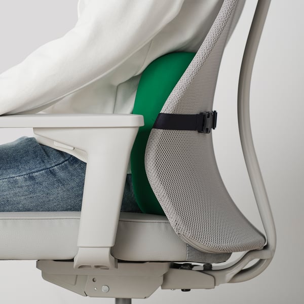 LÅNESPELARE - Lumbar pillow, green,42x28 cm