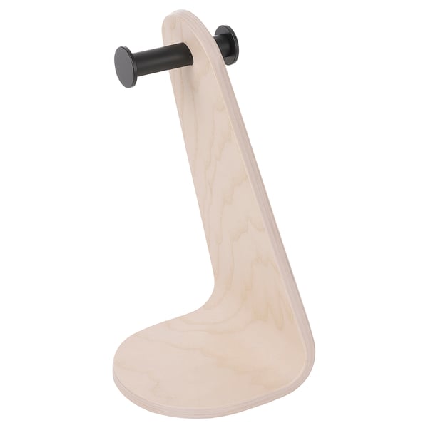 LÅNESPELARE headset stand, ash veneer, 13x13 cm