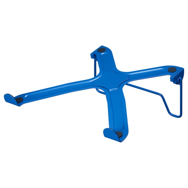 LÅNESPELARE laptop support, foldable/blue, 25x10x25 cm