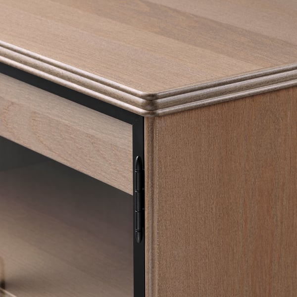 LANESUND sideboard, grey-brown, 161x47x81 cm