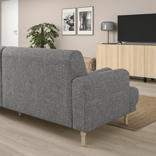 LÅNGARYD - 3-seater sofa/chaise-longue, left ,
