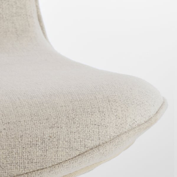 LÅNGFJÄLL conference chair, Gunnared beige/white, 68 cm