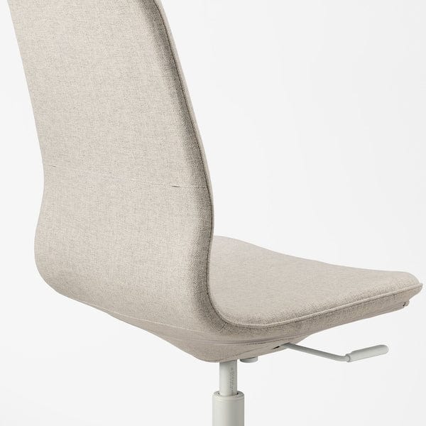 Ikea LÅNGFJÄLL Office chair - Gunnared beige/white ,