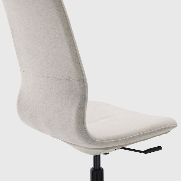 LÅNGFJÄLL Office Chair - Gunnared beige/black ,