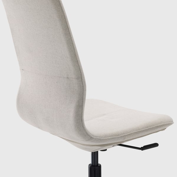 LÅNGFJÄLL conference chair, Gunnared beige/black, 68 cm