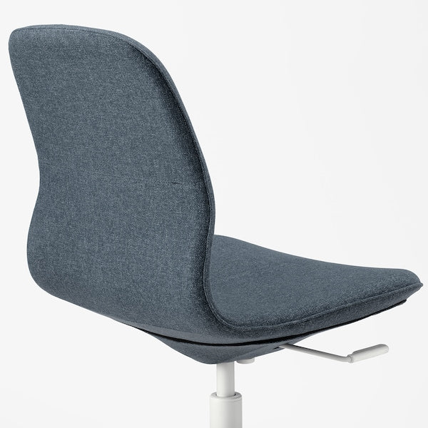 LÅNGFJÄLL Office Chair - Gunnared Blue/White ,