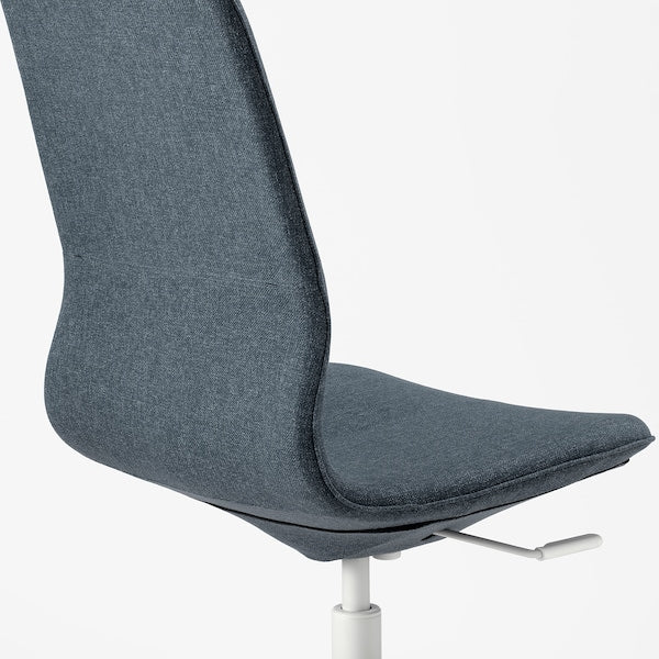 LÅNGFJÄLL Office Chair - Gunnared Blue/White ,