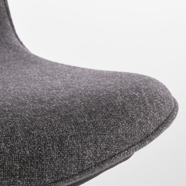 Ikea LÅNGFJÄLL Office Chair - Gunnared Dark Grey/White ,