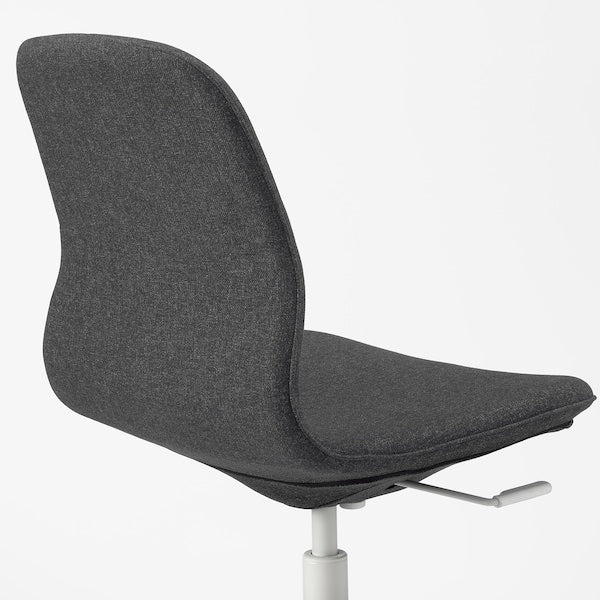 LÅNGFJÄLL Office Chair - Gunnared Dark Grey/White ,