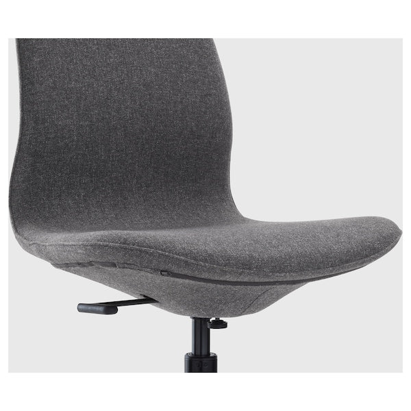 LÅNGFJÄLL Office Chair - Gunnared Dark Grey/Black ,