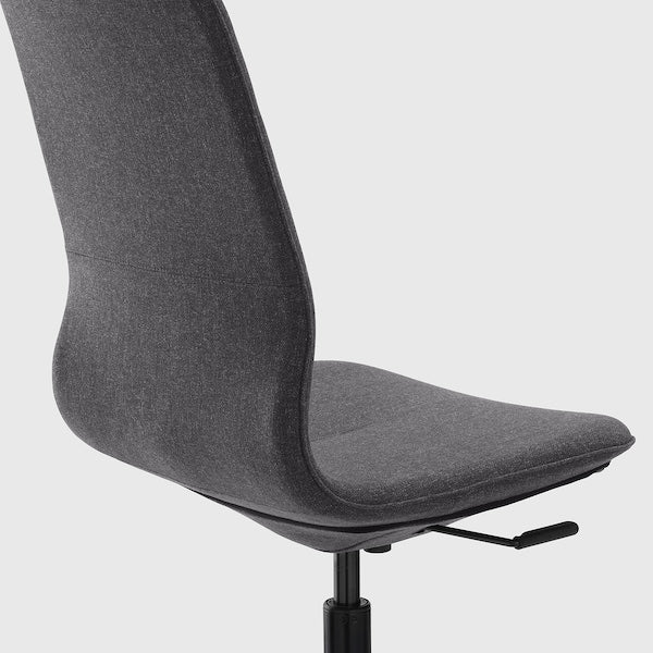 LÅNGFJÄLL Office Chair - Gunnared Dark Grey/Black ,