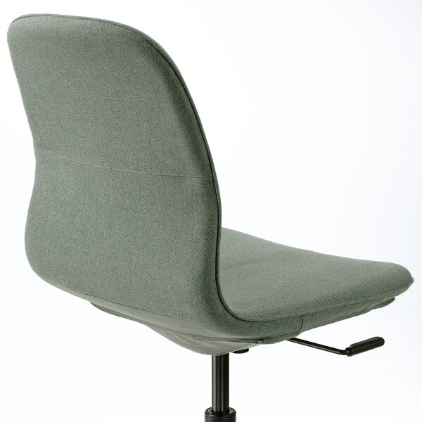 LÅNGFJÄLL - Meeting chair, Gunnared grey-green/black ,