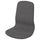 LÅNGFJÄLL seat shell with high back, Gunnared dark grey, 54x59x54 cm