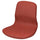 LÅNGFJÄLL seat shell, Gunnared red-orange, 54x48x52 cm