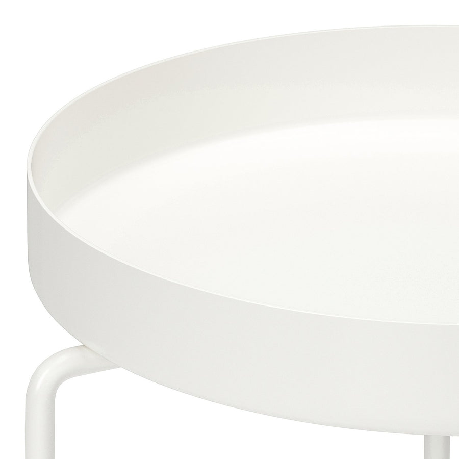 LÅNGNÄBB plant stand, in/outdoor/white, 26 cm