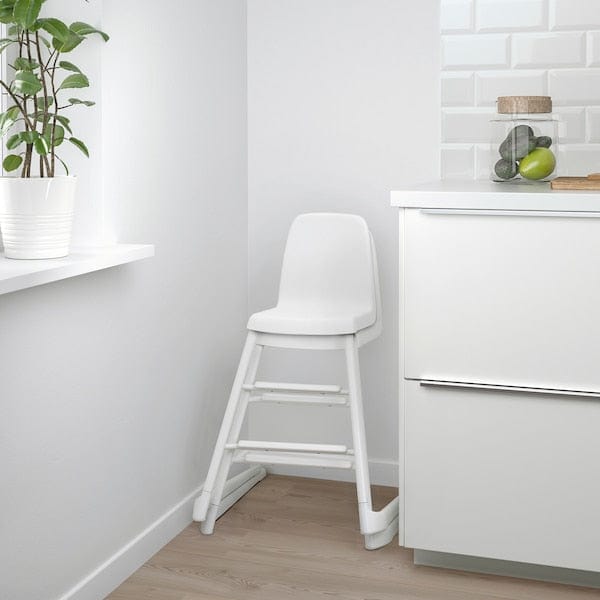 Ikea LANGUR - Junior/highchair with tray, white