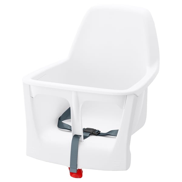 LANGUR seat shell for highchair, white, 35x40x37 cm